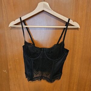 Abercrombie Lace and Satin Balconette Corset